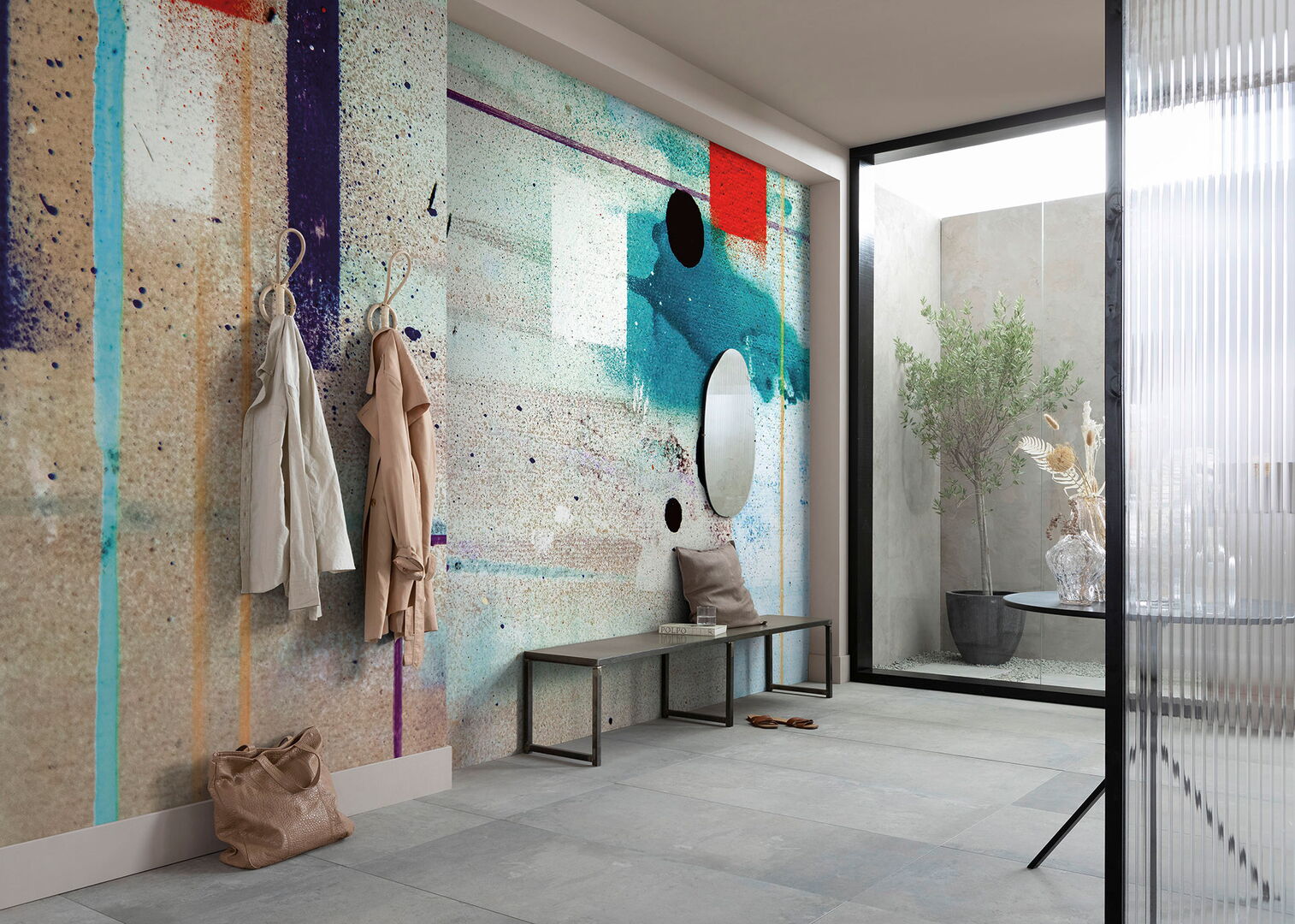 Grafiktapete Architektur